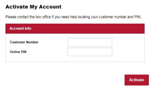 SEASON TICKET ACCOUNT NUMBER AND PIN Every Season Ticket Member has a unique ACCOUNT NUMBER and PIN, which is used to access account information and can be found on your season ticket invoice.