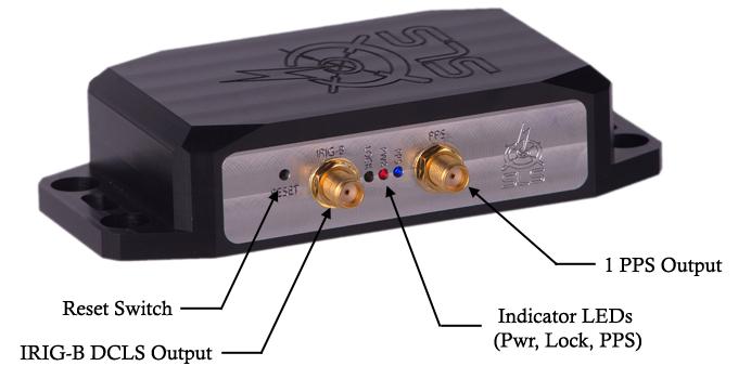 Connections Annotated views of the front and rear panels of the JT-DO1 timecode generator are shown in Figure 2 and Figure 3.