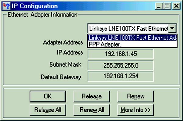 Appendix C: Finding the MAC Address and IP Address for Your Ethernet Adapter This section describes how to find the MAC address for your computer s Ethernet adapter so you can use the MAC filtering
