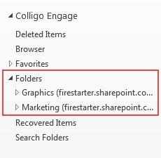 NOTE: you can also add a Folder by right-clicking on a folder under your Favorites list and selecting Add as Folder from the contextual menu: NOTE: As a best practice, it is recommended that you do