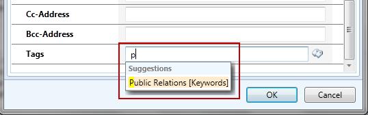 Using Person or Group Metadata You can assign person or group metadata when filing emails.