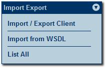 Import from WSDL AquaLogic Enterprise Repository supports two WSDL import use cases: 1.