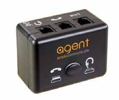 The agent buddy switch will work with most telephones and is compatible with all major brands of QD headset.
