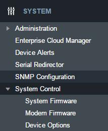 SYSTEM CONTROL SYSTEM FIRMWARE This allows the administrator to load new firmware onto the router to add new features or fix defects.
