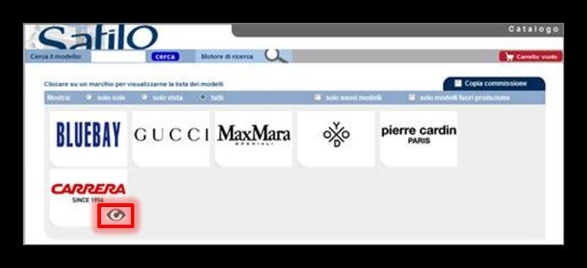 3.3 FREE TO BROWSE CATALOGUE Some of Sàfilo s brands are identified as free to browse in the catalogue.
