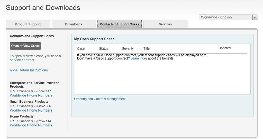 Managing Your Support Case After you have created your support case, you can view the status, update the notes, upload files, turn automatic updates on or off, and request case closure.