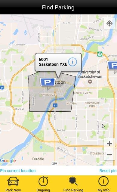 12 You can also use the Find Parking option to see all of the available zones on a map.