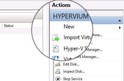 Installing the Files for Hyper-V To install the files to run the ExtraHop virtual appliance with Hyper-V, complete the following steps. 1.