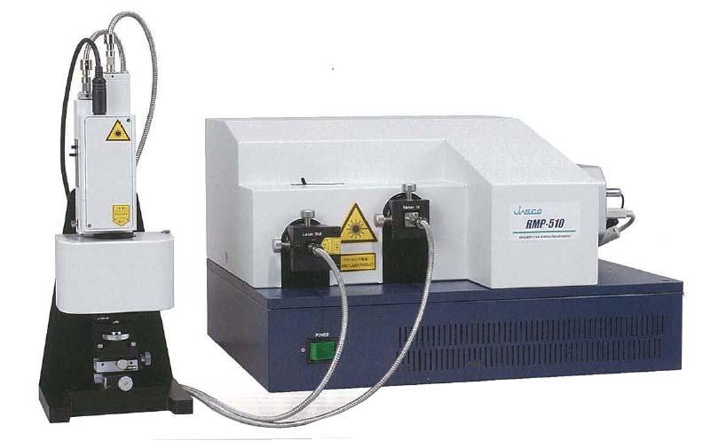 About RMP-500 RMP-500 series is a compact and versatile laser Raman spectrometer consisting of a micro Raman probe connected through fiber optics to the excitation laser, and the spectrograph