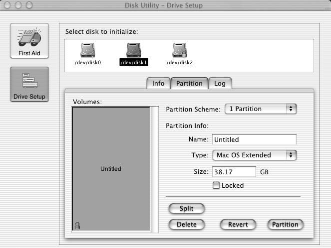 8. Then click Partition button to initialize the hard drive. 9.