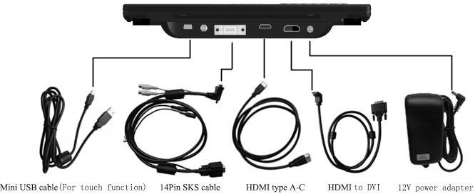 2. REMOTE CONTROL 1. Mute button. 2. Display switch among HDMI PC DVI Video 1 and Video 2. 3. : Left move; or volume down; or increase the function values in menu settings. 4. : Down move. 5.