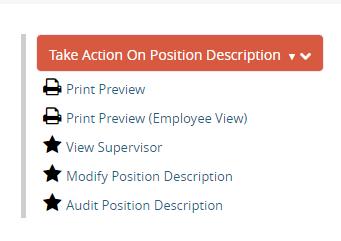 Click on the title of the position you want to modify or audit from the list. You ll be able to view the details of the existing position description.