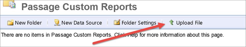 7. Upload reports to this new