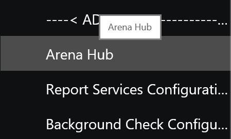 What is Arena Hub? Arena Hub is a central place on the Arena website where you can easily add Shelby-certified reports, modules, and widgets.