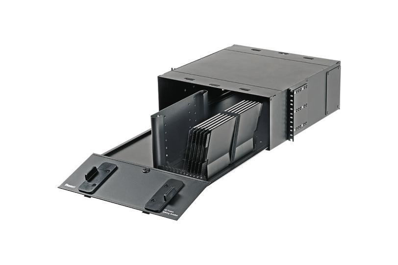 HD Flex Components Enclosures/Panels Drawers slide out into locked positions for easy MACs, and house cassettes and FAPs, trunks, connectors, and patch