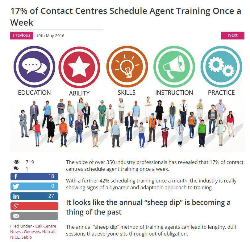 Our last Call Centre Helper Contact Centre Survey had over 350 contact centre professionals taking part, which makes it one of the most prehensive snapshots into what