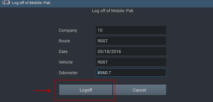 Driver logged into the route and it s the wrong route data.