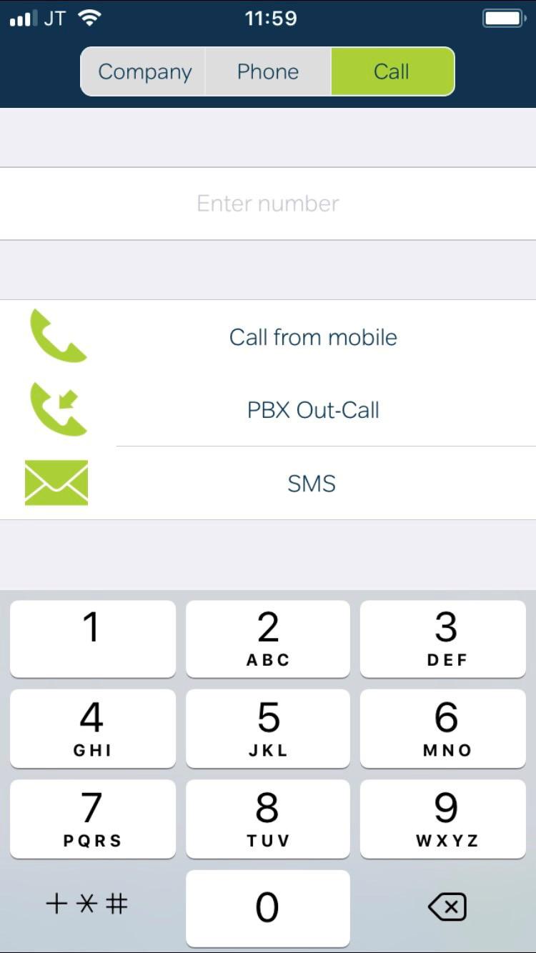 Every call from the App is treated as a business call and will follow the business rules for CLI release.
