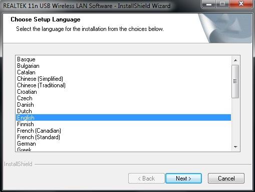 3.3 Windows 7 Step 1: Insert the installation CD into your CD-ROM. Installation program will prompt language setup.