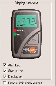 testo 575 / testo 580 - Function: Select whether the data logger is to be newly programmed (New programming) and stopped (Stop) via the testo 575 fast printer and the testo 580 data collector.