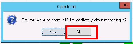 In the confirmation dialog box that