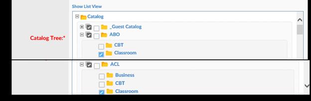 View Full Path in Catalog Tree Overview: (CR-#477) 1) In Learning Object details screen, when selecting Show