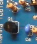outline of the package on the board should be used as a guide to orient the transistor.