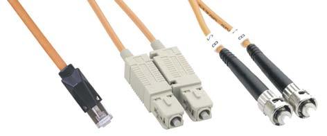 6 Fiber optic duplex Patch cable Length 1 m Fiber optic Duplex Patch cable Order numbers: ST/ST 50/125 µm 900-9200-01 ST/ST 62,5/125 µm 900-9201-01 ST/SC 50/125 µm 900-9210-01 ST/SC 62,5/125 µm