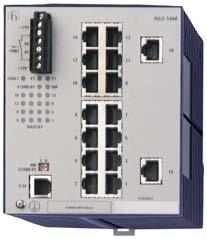 16 Port Switch, RJ45 More Interfaces: Diagnosis: Security: Other services: Power supply: 16 x 10 / 100 BaseT(X), RJ45 16 x MDI / MDI-X, 10 / 100 Mbps Power supply / signaling contact: 1 plug-in