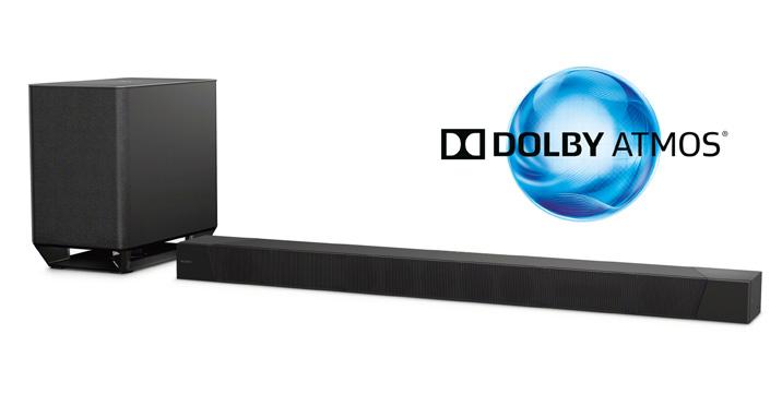HT-ST5000 7.1.2ch 800W Dolby Atmos Sound Bar Feel the sound come alive all around you with our flagship sound bar featuring Dolby Atmos 3D surround sound with 7.1.2 channels.