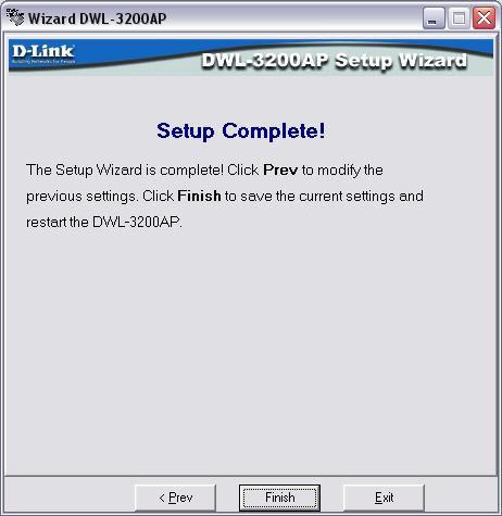 Using the AP Manager Setup Wizard