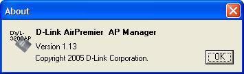 Using the AP Manager Refresh Click on this button to refresh the list of devices available on the network.