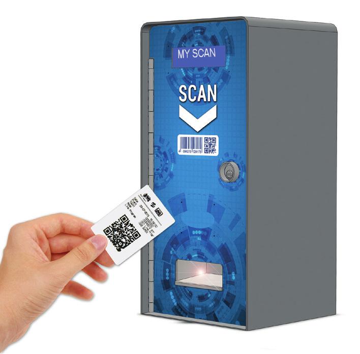 Activation systems MyScan Easy activation system MyScan is the result of the combination between MyService and a 2D scanner.