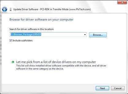 Point at this device and right-click and select Update driver