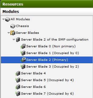 Procedure of changing EFI settings (Processors) 1.Click [Resources] > [Modules] > Target Server blade, then click EFI tab and Edit button.