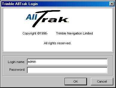 7 Preliminary Settings Access/Final steps Additional information Before you can open the AllTrak software, the DataServer must be open and running: Verify that the Trimble Quick Link Hub is running.