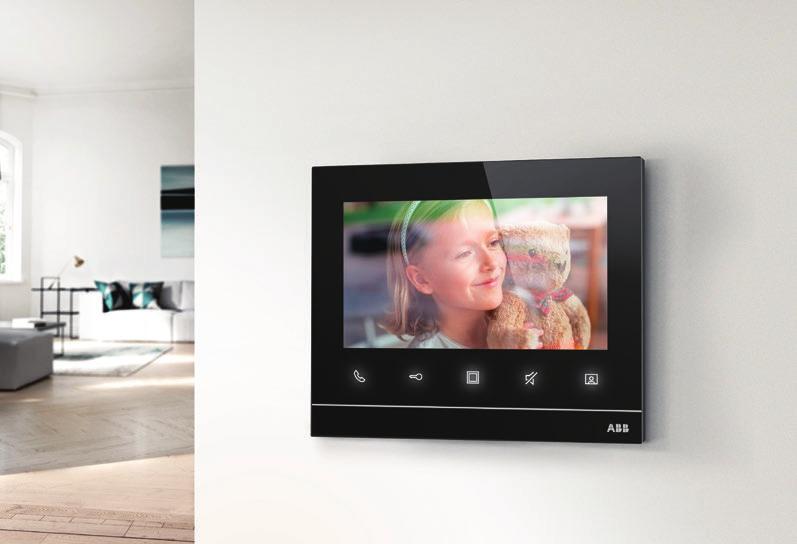 ABB-Welcome Video Indoor Station 7'' Smarter design, smarter life Frameless and intuitive design