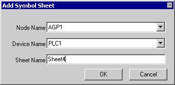 1 Click [Add] button in [Symbol Sheet]. 2 The "Add Symbol Sheet" screen appears.