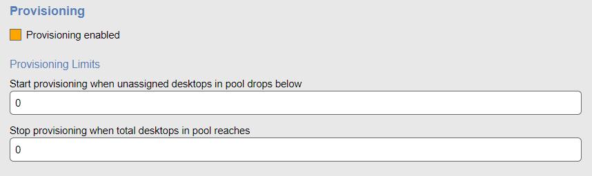 Chapter 6: Pooling and Provisioning in Azure selected, as shown in the following figure, and provisioning is on for all your pools.