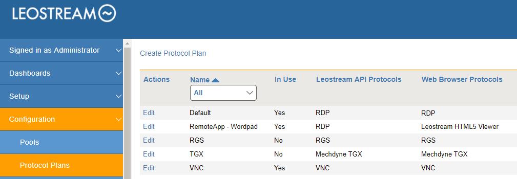 Using Leostream to Manage VDI on Microsoft Azure Clouds Chapter 7: Offering Desktops to Users In the Configuration section of the Connection Broker Administrator Web interface, you define the plans