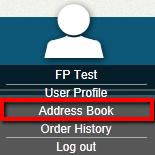 To access your profile, hover over the user icon with your name at the top of the screen and click User Profile.