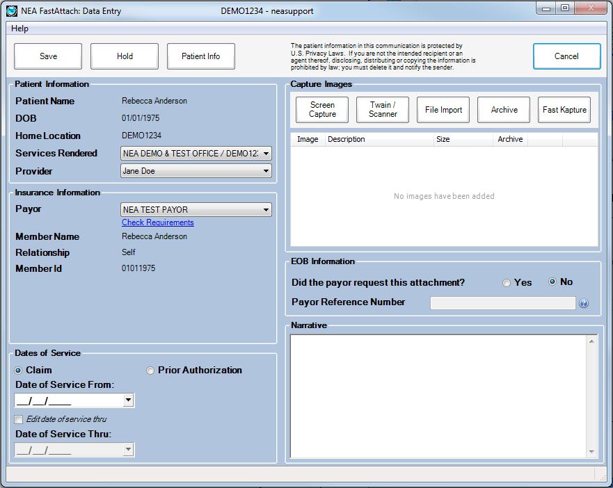 Data Entry Screen Guide Help Menu Online access to the user manual, online support tools, and Client Support contact information. Toolbar Controls 1.