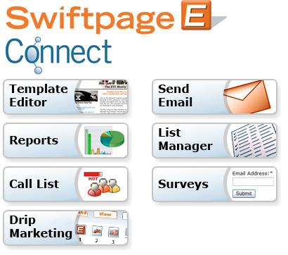 When yu pen the Swiftpage Cnnect List Manager by clicking n the List Manager buttn in the Swiftpage Cnnect screen, yu will see the fllwing menu: Each f the six buttns n this tp menu are explained in