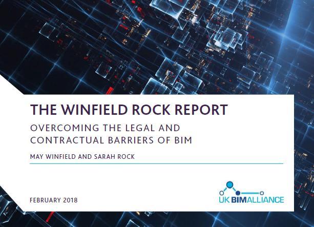 Previous projects WinfieldRock Report Survey to assess Legal & Contractual barriers