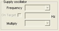 (2) Supply Oscillator Sets the operating frequency for the target device.