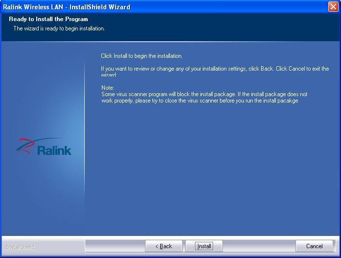 4 9. Click Finish to complete the software installation.