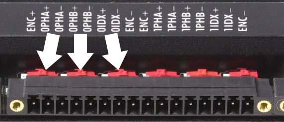 Functional Details You can configure the counter inputs as single-ended (±12 V) or differential (±12 V; differential input, ±14 V max ) mode using the switches that correspond to each pair of phase