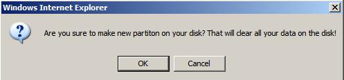 one partition.