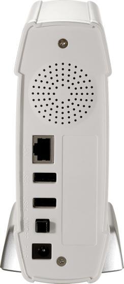 Rear View 1) LAN Port Connect Ethernet devices such as computers, switches or hubs.