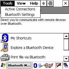 Figure 4.7 Items contained in the Tools menu The View menu contains two items (Figure 4.8): Icons: Switch to Icon view. Details: Switch to List view. Figure 4.